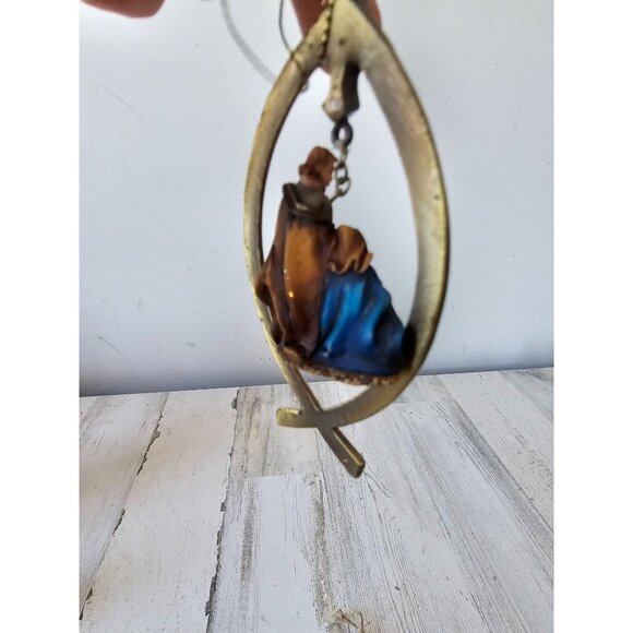 Holy family Nativity Mary Joseph ornament Xmas tree smaller holy family - Picture 2 of 10